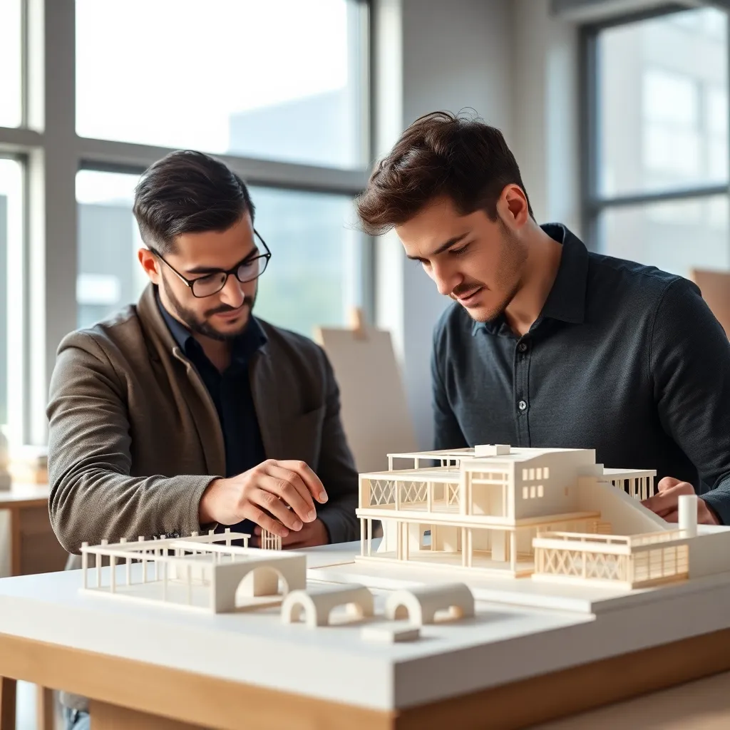 Especialista en patrimonio utilizando escáner 3D para digitalizar una escultura histórica