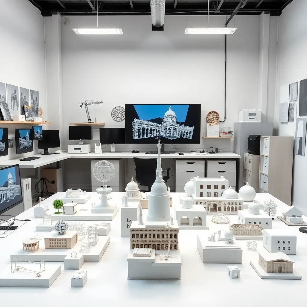 Representación de los cinco pilares del diseño 3D español