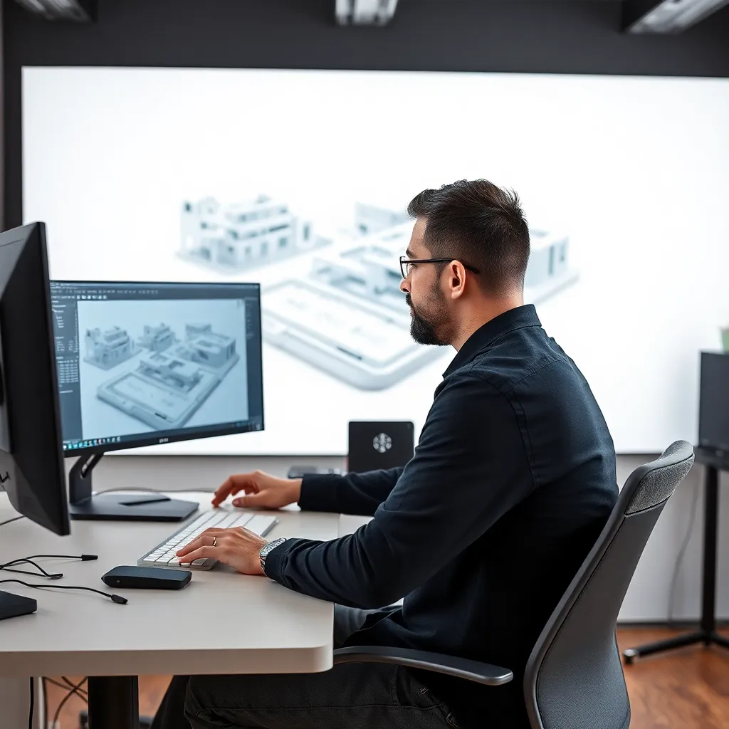 Clase práctica en escuela especializada de diseño 3D en Madrid